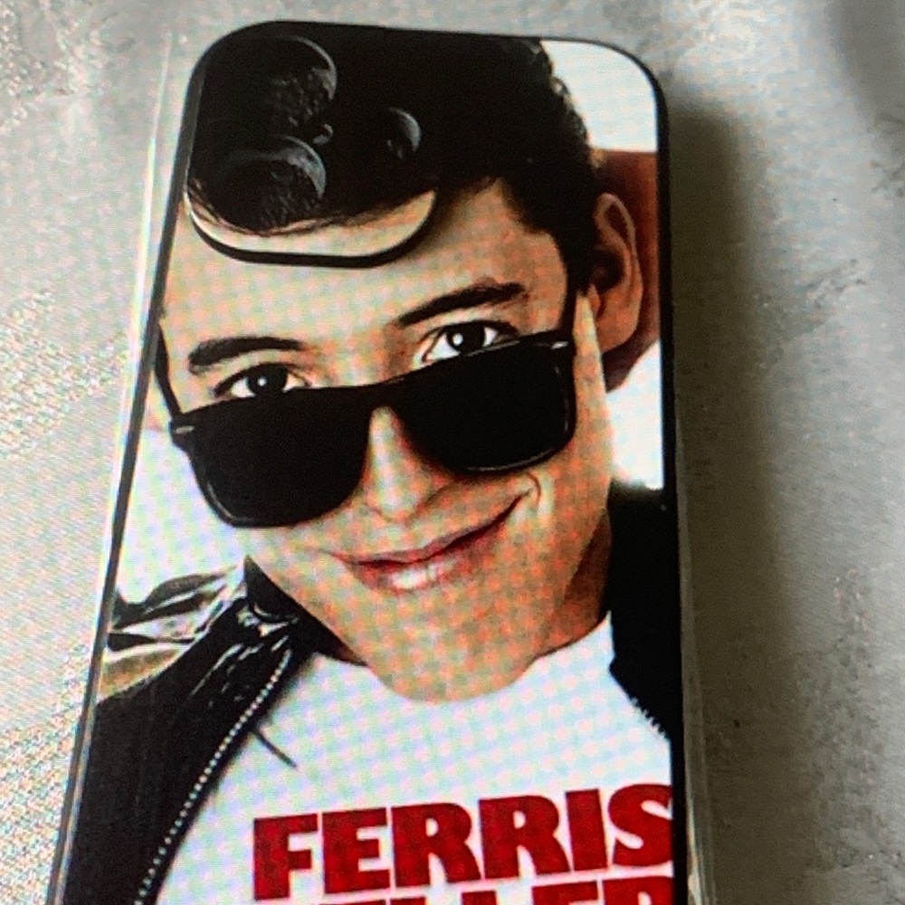 Stylish Ferris Bueller Phone Case - Black and White